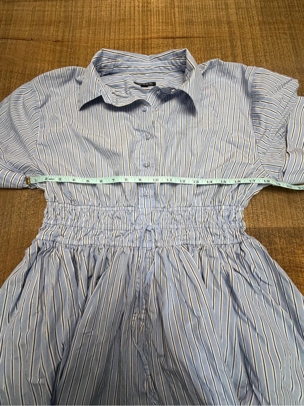 J. Crew Elena shirt-dress in striped cotton poplin - Picture 8 of 8